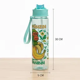 ogaura Imported Brainrot Series Sipper Bottle with Straw and Strap for kids and Adult 1000 ml Water Bottle image 2
