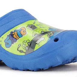 Bubblegummers Boys Blue & Lime Green Clogs Sandals image 2