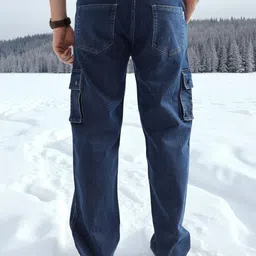 denim look Men Cargos image 2