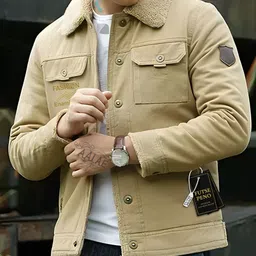 futse peno Men Printed Casual Jacket image 3