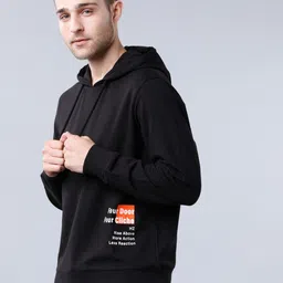 locomotive Men Full Sleeve Printed Hooded Sweatshirt image 2