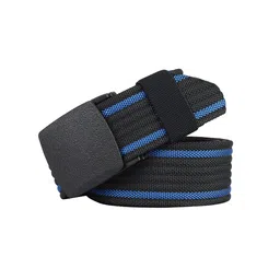 Kastner Men Blue Striped Formal Canvas Belt image 5