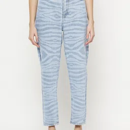 CAMLA Women Mom Fit Clean Look Cropped Cotton Jeans-image-71