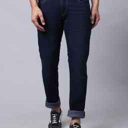 Cantabil Men Blue Light Fade Jeans-picture-27