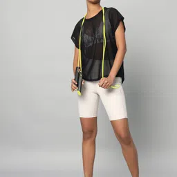 MKH Printed Extended Sleeves Dri-FIT Semi Sheer Relaxed Fit Applique Sports T-shirt-image-78