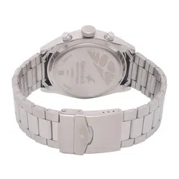 Fastrack Unisex Black & Silver-Toned Analogue Watch image 4