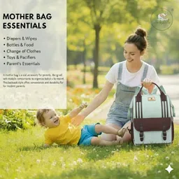 baby holic Baby Diaper Bag for Mothers | Large Capacity Maternity Backpack TRAVELLING DIAPER BAG image 3
