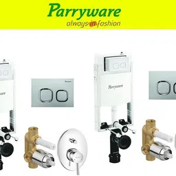 parryware Half Frame Concealed Cistern, with divater body upper part set of 2 pic 385 Dual Flush Tank-picture-25