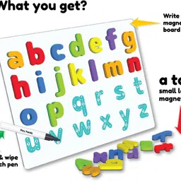 play panda Magnetic Learn to Write Small Letters with Write and Wipe Magnetic Board image 2