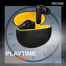 tecsox Pulse 611 Bluetooth Earbuds | Deep Bass | Under ₹1000 Bluetooth Headset image 2