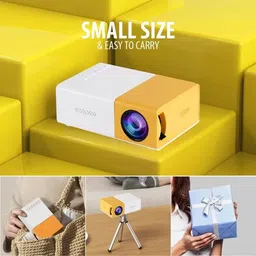 ULTRABYTES Mini Projector Compatible with Smartphone/Tablet/TV Stick/USB Drive (400 lm) Portable Projector image 5