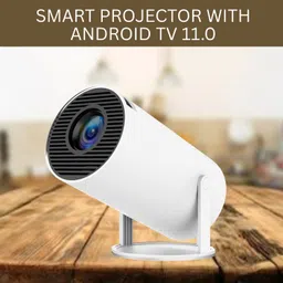 SACRO Protable Projector for Home 4K Support With Built-in Apps Netflix, YouTubeO312 (4500 lm / 1 Speaker / Wireless / Remote Controller) Portable Projector-image-90