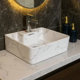 omzon Ceramic Premium Designer Table Top Wash Basin(12x16x5 INCH) SOGO 2519 Premium Luxurious Table Top Basin-picture-35