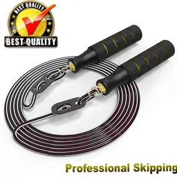 best-quality-hub Skipping-Rope Jumping Rope Skipping for Men, Women Rassi dori Freestyle Skipping Rope image 3