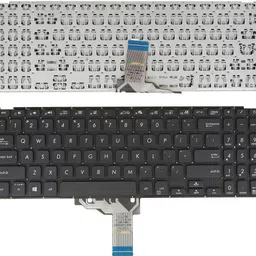 SOLUTIONS-365 COMPATIBLE LAPTOP KEYBOARD FOR X512 WITHOUT BACKLIT BLACK US Internal Laptop-size Laptop Keyboard Compatible with Desktop, Laptop, Mac ASUS X512-image-67