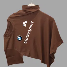 droplet Men Printed Round Neck Pure Cotton Brown T-Shirt-picture-11