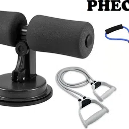 pheonix Combo Of Sit Up Bar With Double Toning Tube And Resistance Tube Fitness Accessory Kit Kit-picture-16