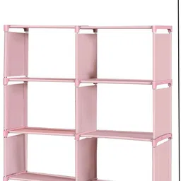 sb07 Plastic 8 Shelf Book Organizer Plastic Open Book Shelf image 4