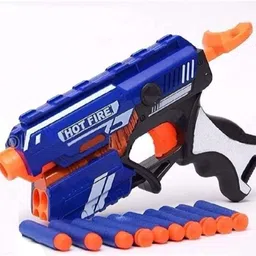 Hot Fire Soft Toy Safe & Long Range Shooting with 10 Foam Bullets Guns & Darts-image-59