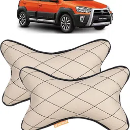 autofit Beige, Black Leather Car Pillow Cushion for Toyota-picture-13