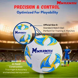marman Superstar with Pump Football - Size: 5 image 4