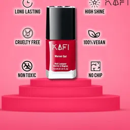 KAFI  Pink  Shine PRO - Long Lasting Nail Lacquer image 2