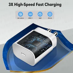 RVAT 25 W Quick Charge 3 A Wall Charger for Mobile image 4