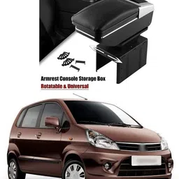pecunia Universal Car Armrest Center Console Pad,PU Leather Car Armrest Seat Box Cover Protector Protects from Dirt,Damage,Pet Scratches,Old Damaged Consoles (Black) A178 Car Armrest-picture-34
