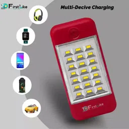 firstlike USB Mobile Power Bank Cum 21 LED Light Rechargeable Solar 6 hrs Flood Lamp Emergency Light image 5