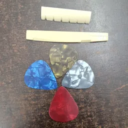 sls music Guitar Saddle, Nut & 4 Picks Combo Standard-picture-28