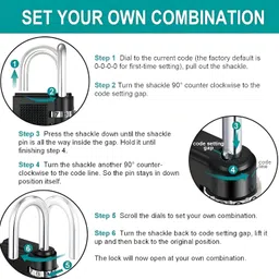 mystore Zinc Alloy Matte Smart Lock image 4