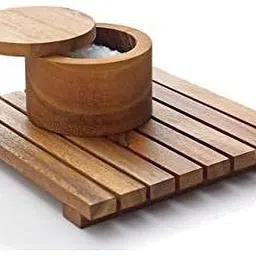 soulvinee Salt & Pepper Set Wooden image 2