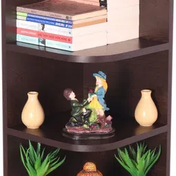 captiver Big Edden Wooden Books and Showpieces Rack 5 Shelf Engineered Wood Open Book Shelf image 1