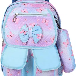 baby girl Medium 30 L Backpack school bags for girls 13 years | Butterfly School Bag | School Bags For Girls-picture-10