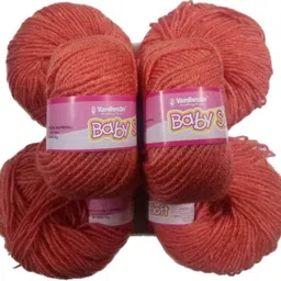 vardhman Yarn Baby Soft Wool for Knitting Fingering Crochet Hook Yarn 150gms Brownish Gajri Shade no.28-picture-36