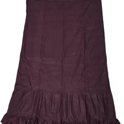 Belizzi Paridhan Red & Dark Sangria Combo Pure Cotton Petticoat image 3