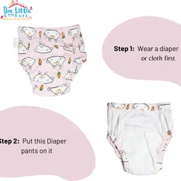 the little lookers Potty Training Pants for Baby,Reusable & Waterproof Pull up Underwear for 1-2yr image 3