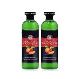 FRUIT VINEGAR Ammonia Free 10 Minutes Hair Color Gel A + B 250 ML Natural Black image 2