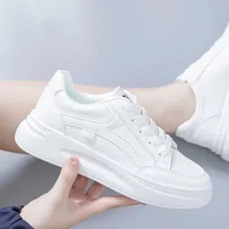 xedow White Trending Stylish Casual Shoes For Wooman Sneakers For Women-picture-36