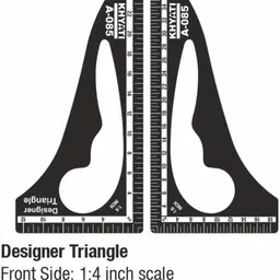 qroof TAILORING FRENCH CURVE WITH [ MARKING + ARM HOLE + TRINGLE image 3