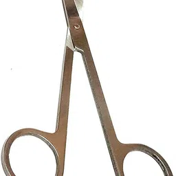 Nawani StainlessSteel Small Eyebrow Nose Hair Scissors, Size - 4.5 Inch Scissors-image-1