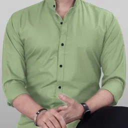 vtexx Men Regular Fit Solid Casual Shirt image 1