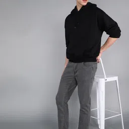 metronaut Men Slim Mid Rise Grey Jeans image 2