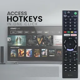 UnifieD HousE Sony Bravia LCD LED UHD OLED QLED 4K Ultra HD TV Remote Control with YouTube and Netflix Hotkeys Universal Replacement for Original Sony Smart Android tv Remote Control Remote Controller image 4