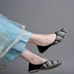 shoetopia Emberoidered Ethnic Festive Party Occasion Wear Juttis For Girls Jutis For Women image 2