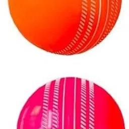 kkrish i10 Hard Wind Ball, Cricket Synthetic Ball, (Multi Color) Pack of 2 Standard Bail image 2