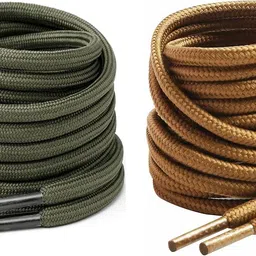XERUS shoe lace Round Army Green Tan 90cm 2pair boot hiking sport Shoe Lace-picture-32