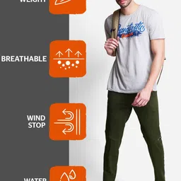 Wildcraft Men Windproof Track Pants image 4