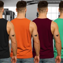 fuzer Pack of 4 Men Vest image 2