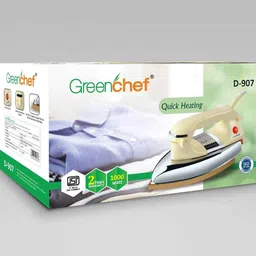 greenchef D - 907 Quick Heating 1000 W Dry Iron image 5
